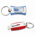 2-Tone USB Drive w/ Key Ring - 128 MB